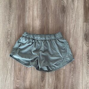 Green colored women’s shorts